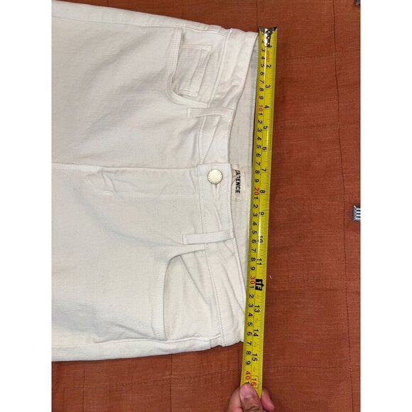 L'AGENCE  KENDRA HIGH RISE CROPPED FLARED  JEANSIL8- VINTAGE WHITE Womens s Size - Picture 8 of 11